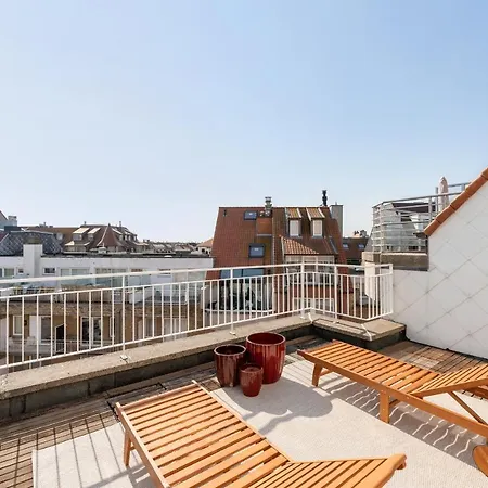 Romantisch Luxe Penthouse Met 2 Zonneterrassen Knokke-Heist Exterior photo